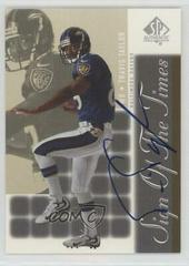 Travis Taylor #TT Football Cards 2000 SP Authentic Sign of the Times Prices