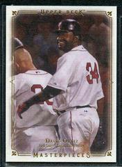 David Ortiz #15 Baseball Cards 2008 Upper Deck Masterpieces Prices