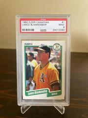 Lance Blankenship Baseball Cards 1990 Fleer Canadian Prices