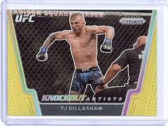 TJ Dillashaw [Gold] Ufc Cards 2021 Panini Prizm UFC Knockout Artists Prices
