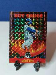 Mookie Betts [Green] #HS-1 Baseball Cards 2022 Panini Mosaic Hot Sauce Prices