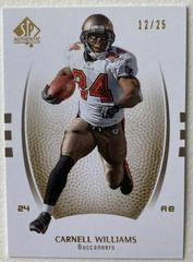 Carnell 'Cadillac' Williams [Gold] #15 Football Cards 2007 SP Authentic Prices