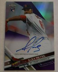 Alex Reyes [Purple Refractor] Baseball Cards 2017 Topps Chrome Rookie Autographs Prices