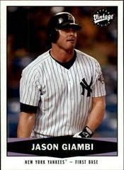 Jason Giambi #8 Baseball Cards 2004 Upper Deck Vintage Prices