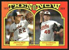 Kyle Gibson / Jim Palmer #TAN-4 Baseball Cards 2024 Topps Heritage Then and Now Prices