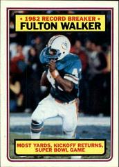 Fulton Walker Football Cards 1983 Topps Prices