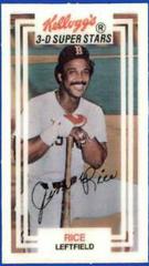 Jim Rice #13 Baseball Cards 1983 Kellogg's Prices