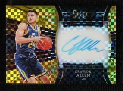 Grayson Allen [Gold] Basketball Cards 2018 Panini Select Rookie Signatures Prices