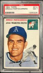 Arnold Portocarrero Baseball Cards 1954 Topps Prices