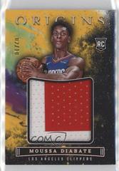 Moussa Diabate [Gold] #JJ-MDC Basketball Cards 2022 Panini Origins Rookie Jumbo Jerseys Prices