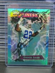 Emmitt Smith [w/ Coating] Football Cards 1995 Topps Finest Boosters Prices