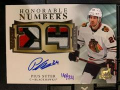 Pius Suter #HR-PS Hockey Cards 2020 Upper Deck The Cup Honorable Numbers Autograph Patch Prices