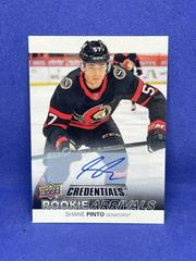 Shane Pinto [Autograph] #RA-50 Hockey Cards 2021 Upper Deck Credentials Rookie Arrivals Prices