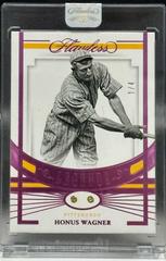 Honus Wagner [Pink] Baseball Cards 2021 Panini Flawless Prices