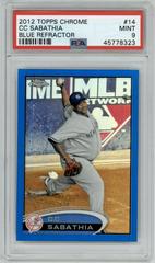 CC Sabathia [Blue Refractor] #14 Baseball Cards 2012 Topps Chrome Prices