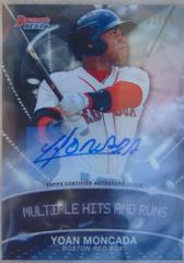 Yoan Moncada [Autograph] #SL-YM Baseball Cards 2016 Bowman's Best Stat Lines Prices