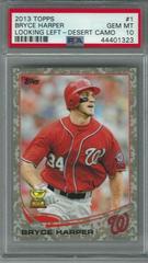 Bryce Harper [Looking Left Desert Camo] #1 Baseball Cards 2013 Topps Prices