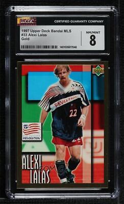 Alexi Lalas [Gold] #33 Soccer Cards 1997 Upper Deck MLS