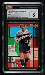 Alexi Lalas [Gold] #33 Soccer Cards 1997 Upper Deck MLS Prices