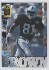 Tim Brown [Black Label 22K Gold] #97 Football Cards 1995 Collector's Edge Prices