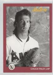 Chuck Finley #24 Baseball Cards 1991 Studio Prices