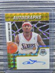 Allen Iverson [Gold] Basketball Cards 2021 Panini Mosaic Autographs Prices
