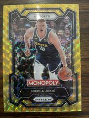 Nikola Jokic [Gold] #1 Basketball Cards 2023 Panini Prizm Monopoly Prices