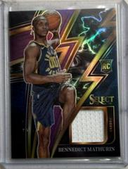 Bennedict Mathurin [Purple] #S-BM Basketball Cards 2022 Panini Select Sparks Patch Prices