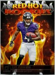 Zay Flowers #RHR-5 Football Cards 2023 Panini Donruss Red Hot Rookies Prices
