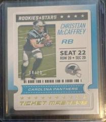 Christian McCaffrey [Gold] Football Cards 2020 Panini Rookies & Stars Ticket Masters Prices
