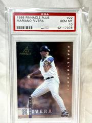 Mariano Rivera #22 Baseball Cards 1998 Pinnacle Plus Prices