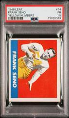 Frank Seno [Yellow Numbers] #64 Football Cards 1948 Leaf Prices