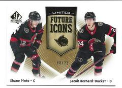 Shane Pinto, Jacob Bernard Docker [Limited] Hockey Cards 2021 SP Authentic Future Icons Prices
