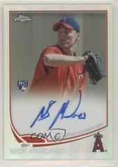 Nick Maronde [Camo Refractor] #24 Baseball Cards 2013 Topps Chrome Rookie Autograph Prices
