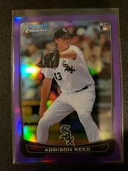 Addison Reed [Purple Refractor] #59 Baseball Cards 2012 Bowman Chrome Prices