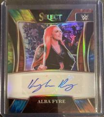 Alba Fyre [Tie Dye Prizm] #SG-KLR Wrestling Cards 2022 Panini Select WWE Signatures Prices