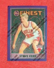 Steve Kerr [Refractor w Coating] Basketball Cards 1995 Finest Prices