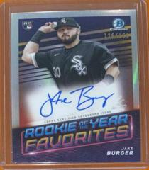 Jake Burger #ROYF-JBR Baseball Cards 2022 Bowman Rookie of the Year Favorites Autographs Prices