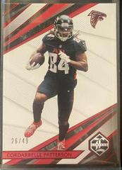 Cordarrelle Patterson [Ruby Spotlight] #10 Football Cards 2021 Panini Limited Prices