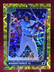 Wander Franco [Gold] Baseball Cards 2021 Panini Donruss Rated Prospects Prices