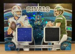 Josh Allen / Aaron Rodgers [Blue Neon] #13 Football Cards 2023 Panini Spectra Rivals Prices