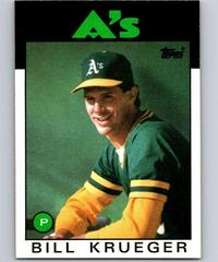 Bill Krueger #58 Baseball Cards 1986 Topps Prices