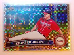 Chipper Jones [Xfractor] #2 Baseball Cards 2011 Topps Chrome Prices