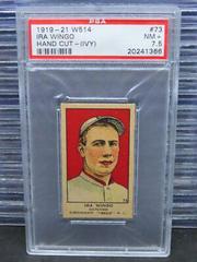 Ira Wingo [Hand Cut Ivy] #73 Baseball Cards 1919 W514 Prices