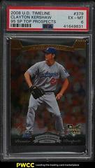 Clayton Kershaw [95 SP Top Prospects] Baseball Cards 2008 Upper Deck Timeline Prices