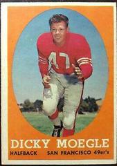 Dick Moegle #124 Football Cards 1958 Topps Prices