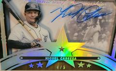 Miguel Cabrera [Gold] Baseball Cards 2022 Topps Five Star Pentamerous Penmanship Autographs Prices