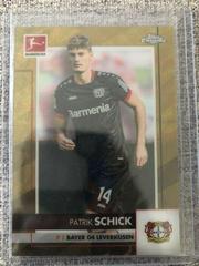 Patrik Schick [Gold Refractor] Soccer Cards 2020 Topps Chrome Bundesliga Prices