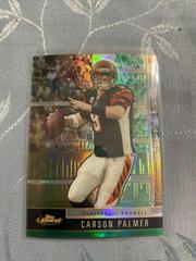 Carson Palmer [Green Xfractor] #4 Football Cards 2008 Topps Finest Prices