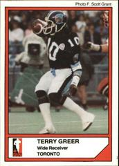 Terry Greer #8 Football Cards 1984 Jogo CFL Prices
